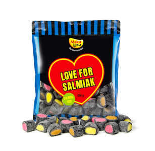 Makulaku Love for Salmiak salmiakkilakritsisekoitus 250g PPA