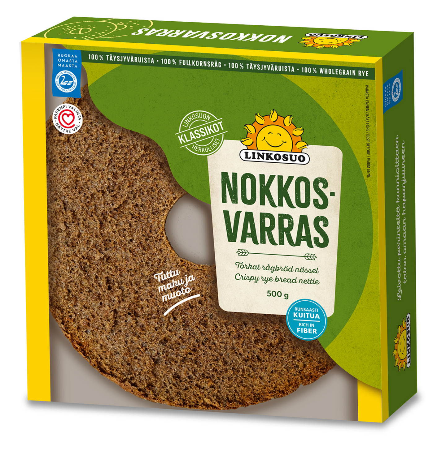 Linkosuo Nokkosvarrasleipä 500 g