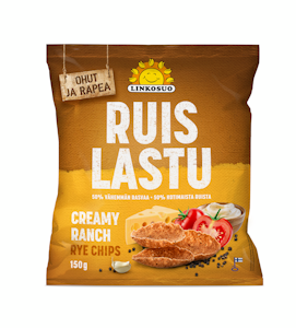 Ryechips creamy ranch 150g PUOLILAVA