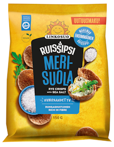 Linkosuo Ruissipsi 150g Merisuola