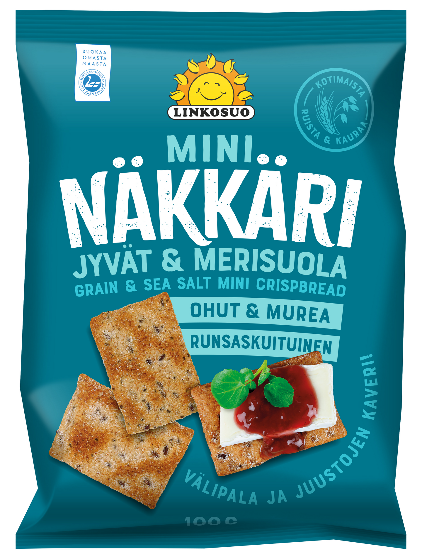 Linkosuo mininäkkäri 100g jyvät merisuola