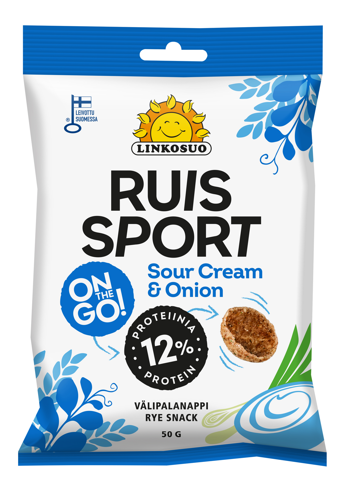 Linkosuo Rye Sport Sour cream Onion 50g
