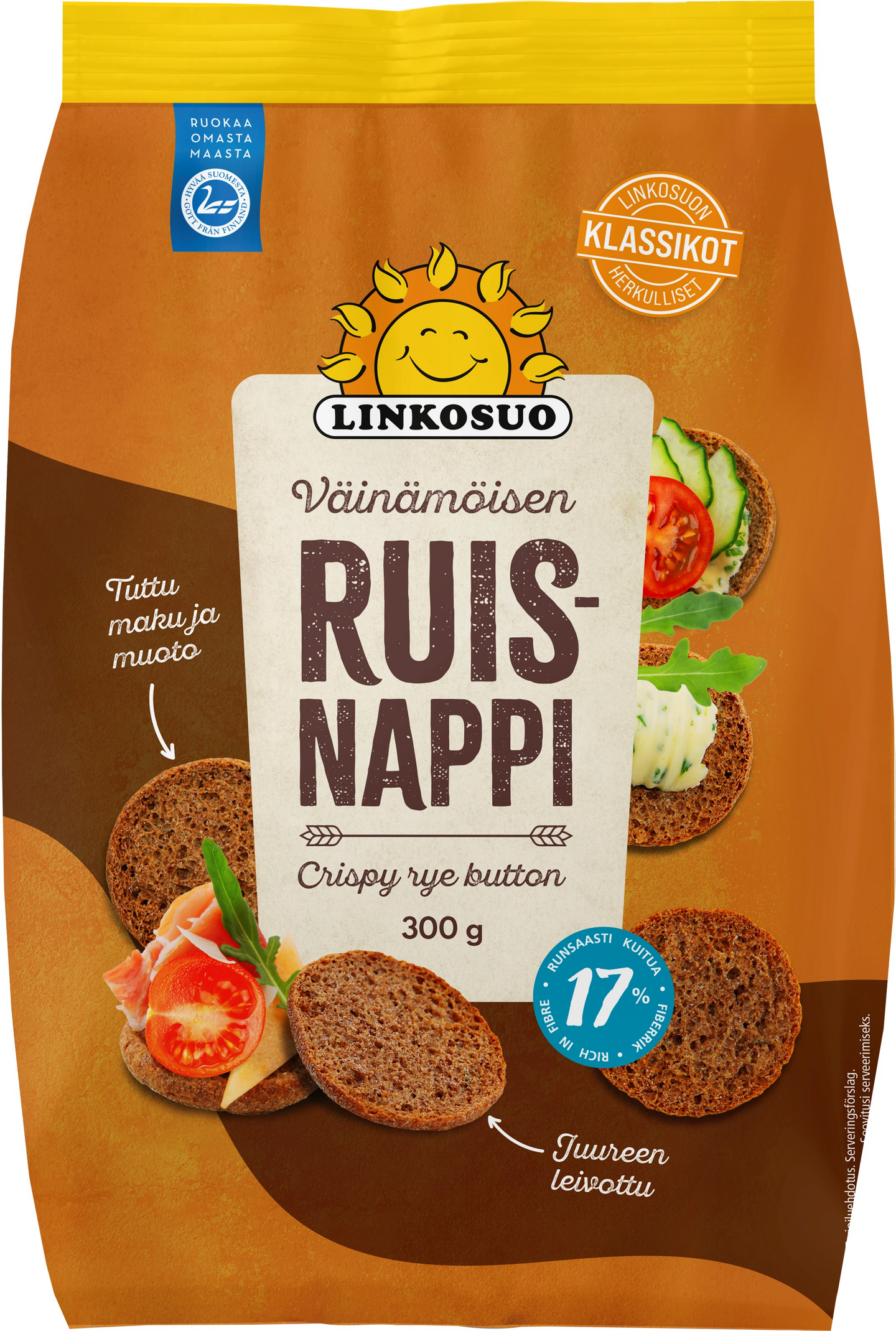 Linkosuo Väinämöisen Ruisnappi 300 g