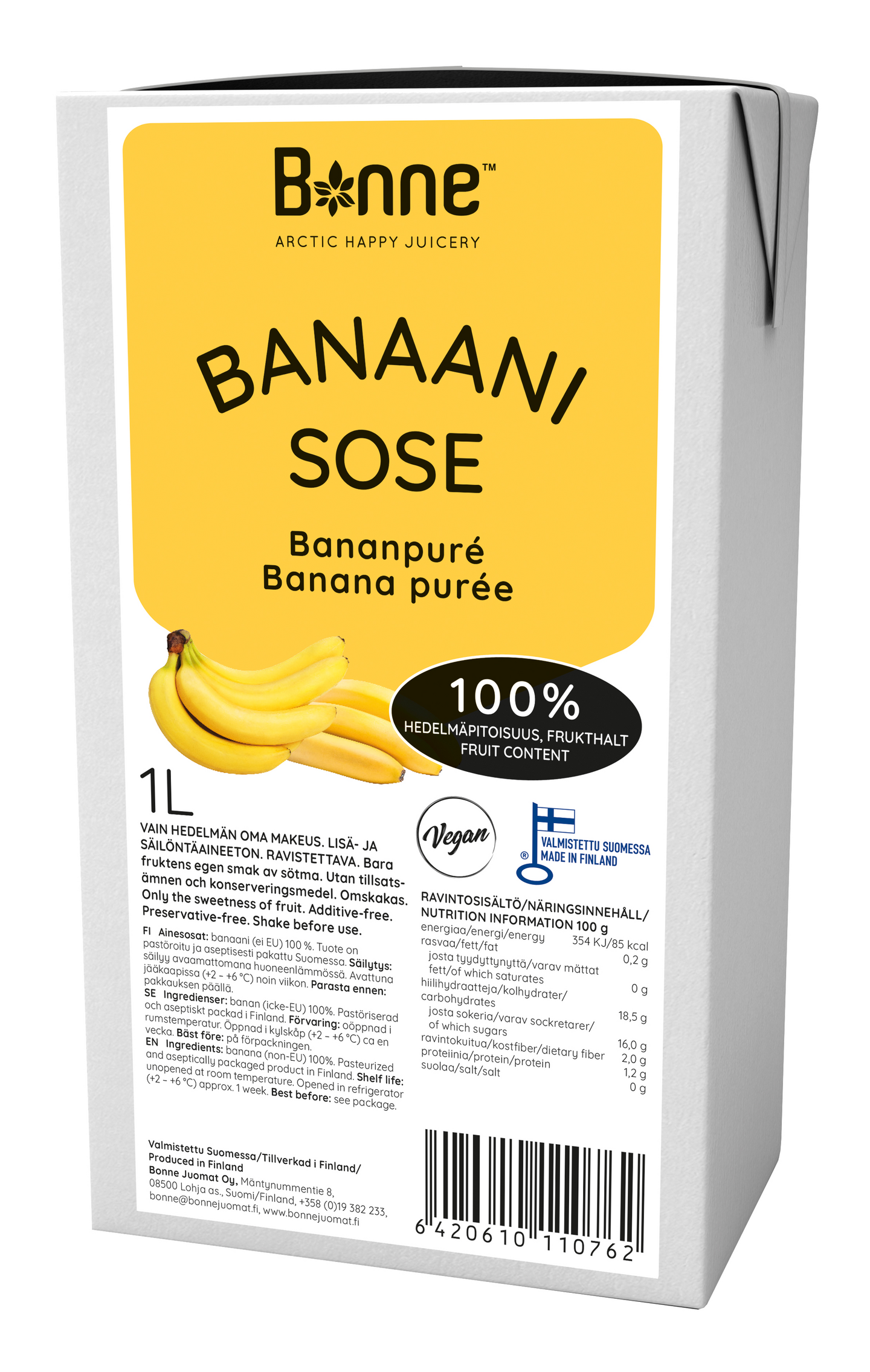 Bonne 1l Banaanisose 100%