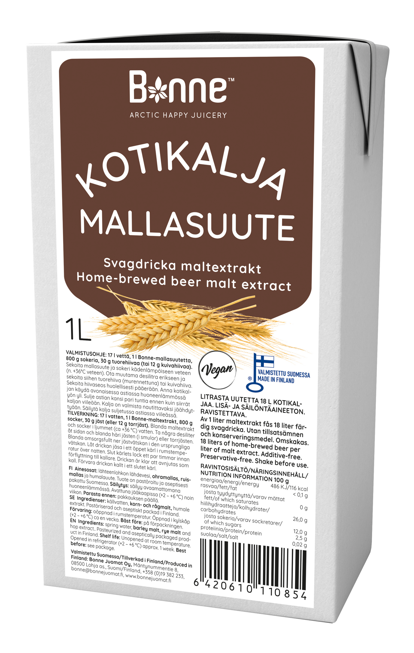 Bonne 1l Kotikaljamallasuute