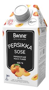 Bonne Premium Persikkasose 100% 0,5l