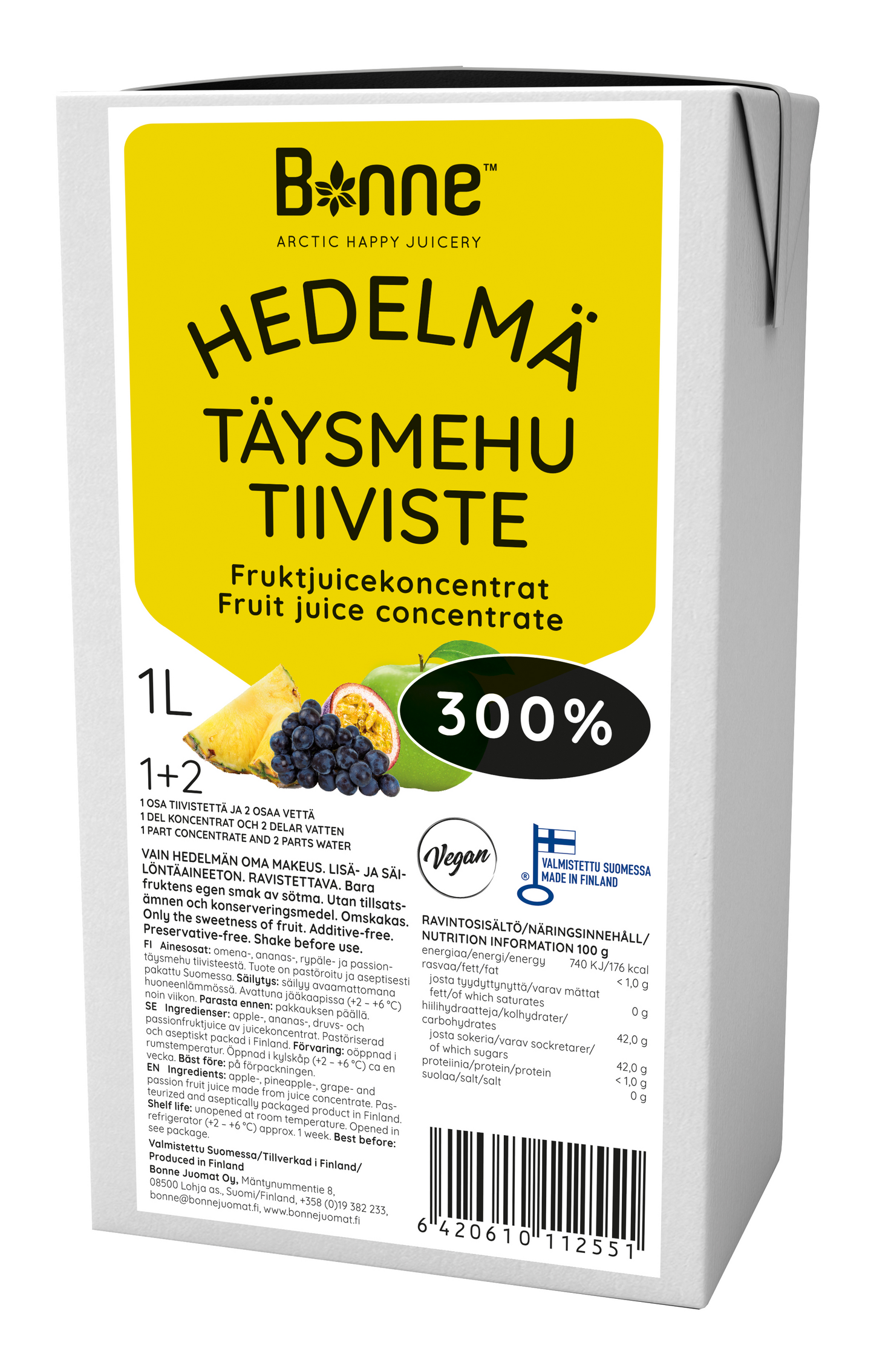 Bonne 1l Hedelmätäysmehutiiviste 300%