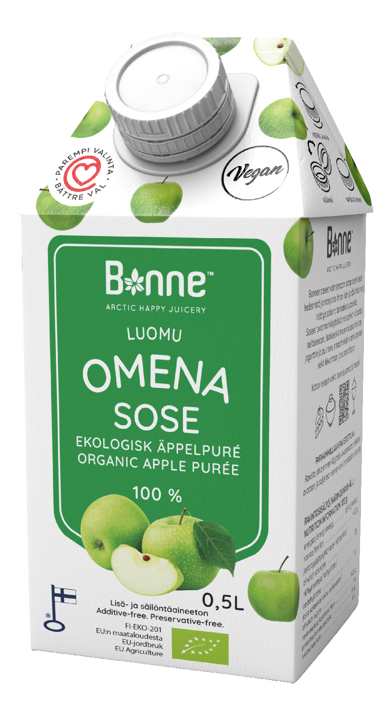 Bonne Premium Luomu Omenasose 100% 0,5l
