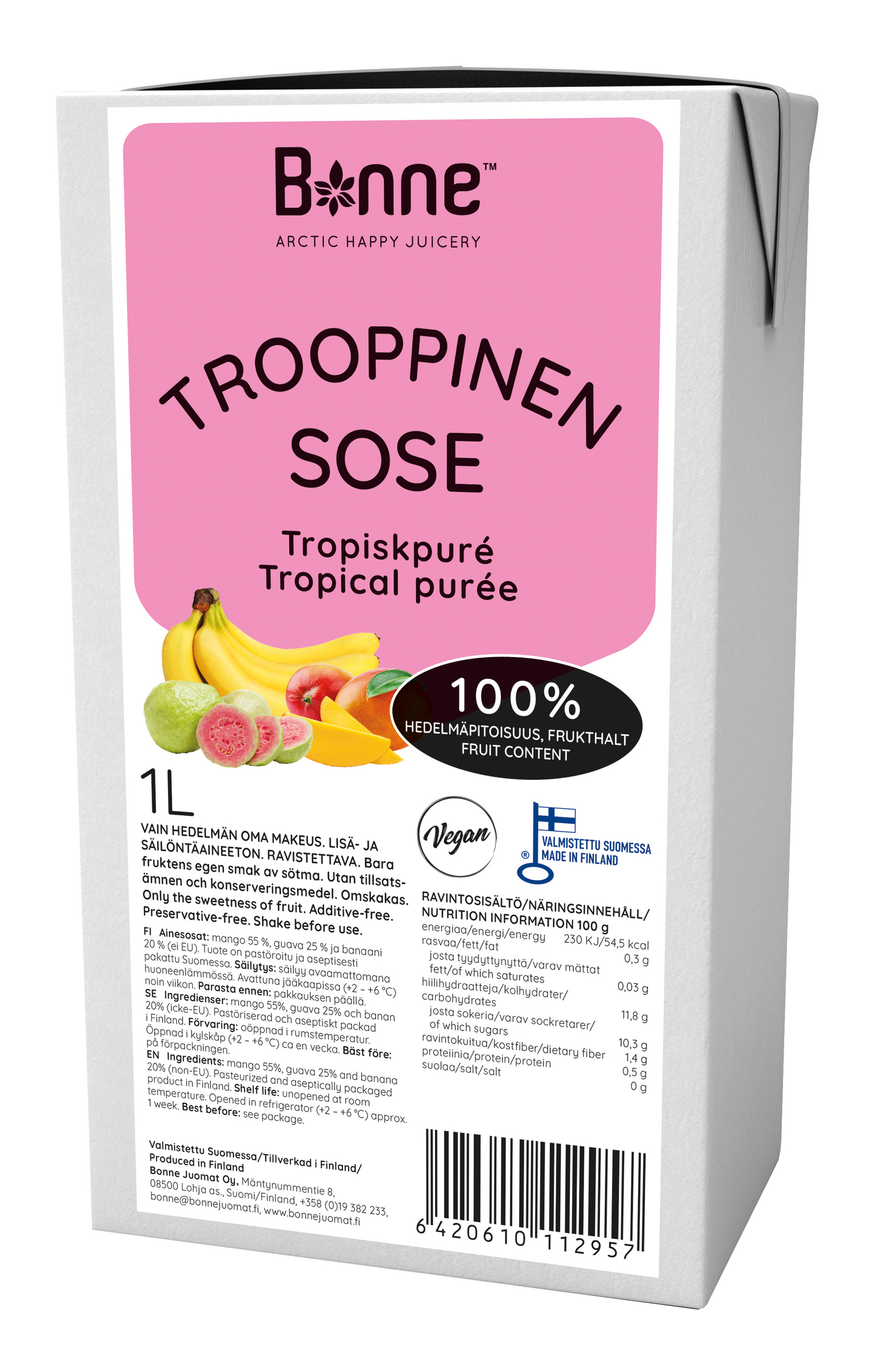 Bonne 1l trooppinen sose 100%