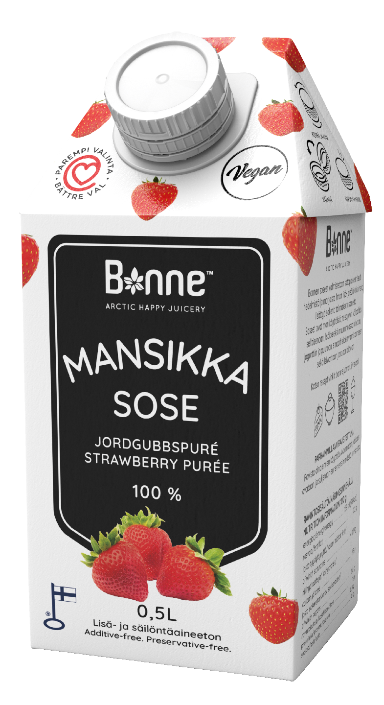 Bonne premium mansikkasose 100% 0,5l