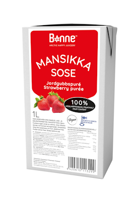 Bonne 1l Mansikkasose 100%