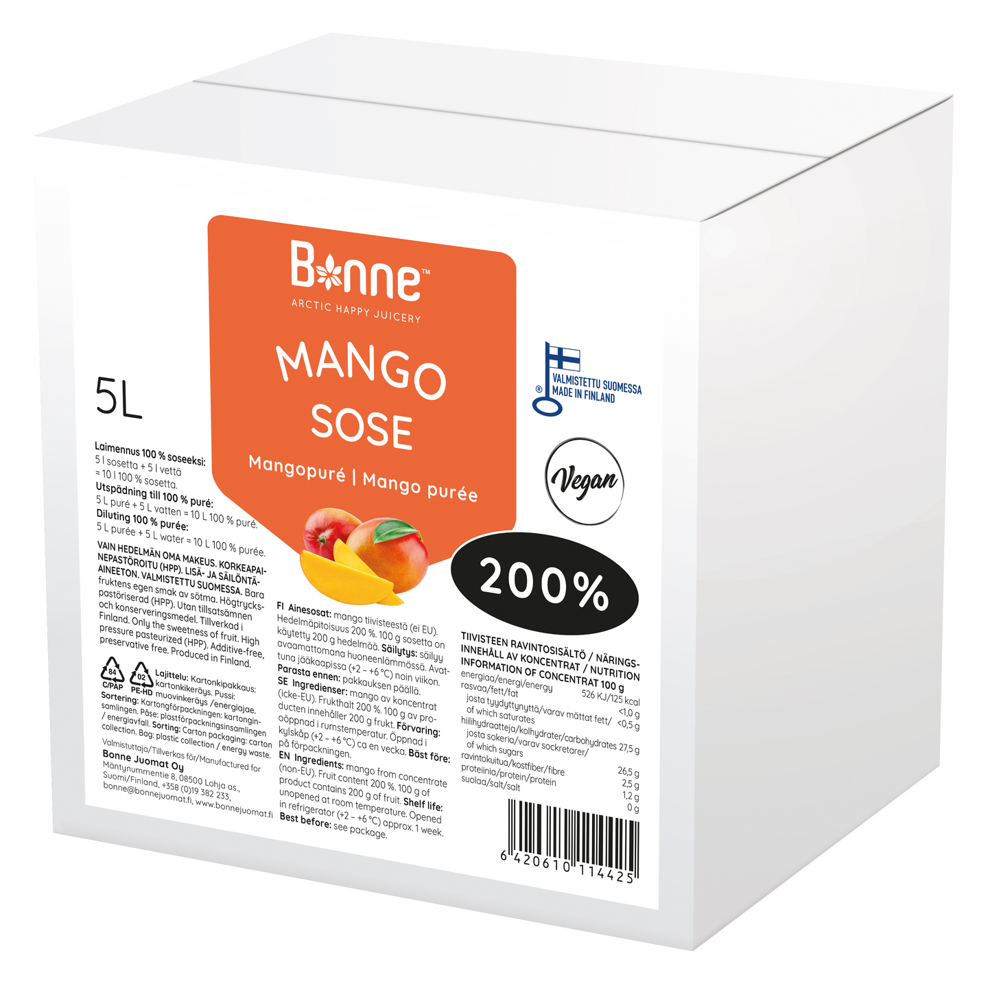 Bonne mangosose 200% 5l BIB
