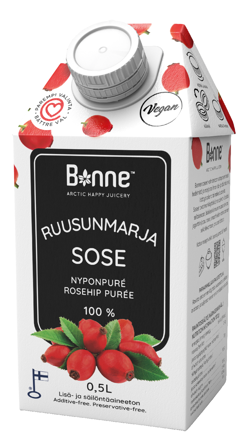 Bonne Premium ruusunmarjasose 100% 0,5l