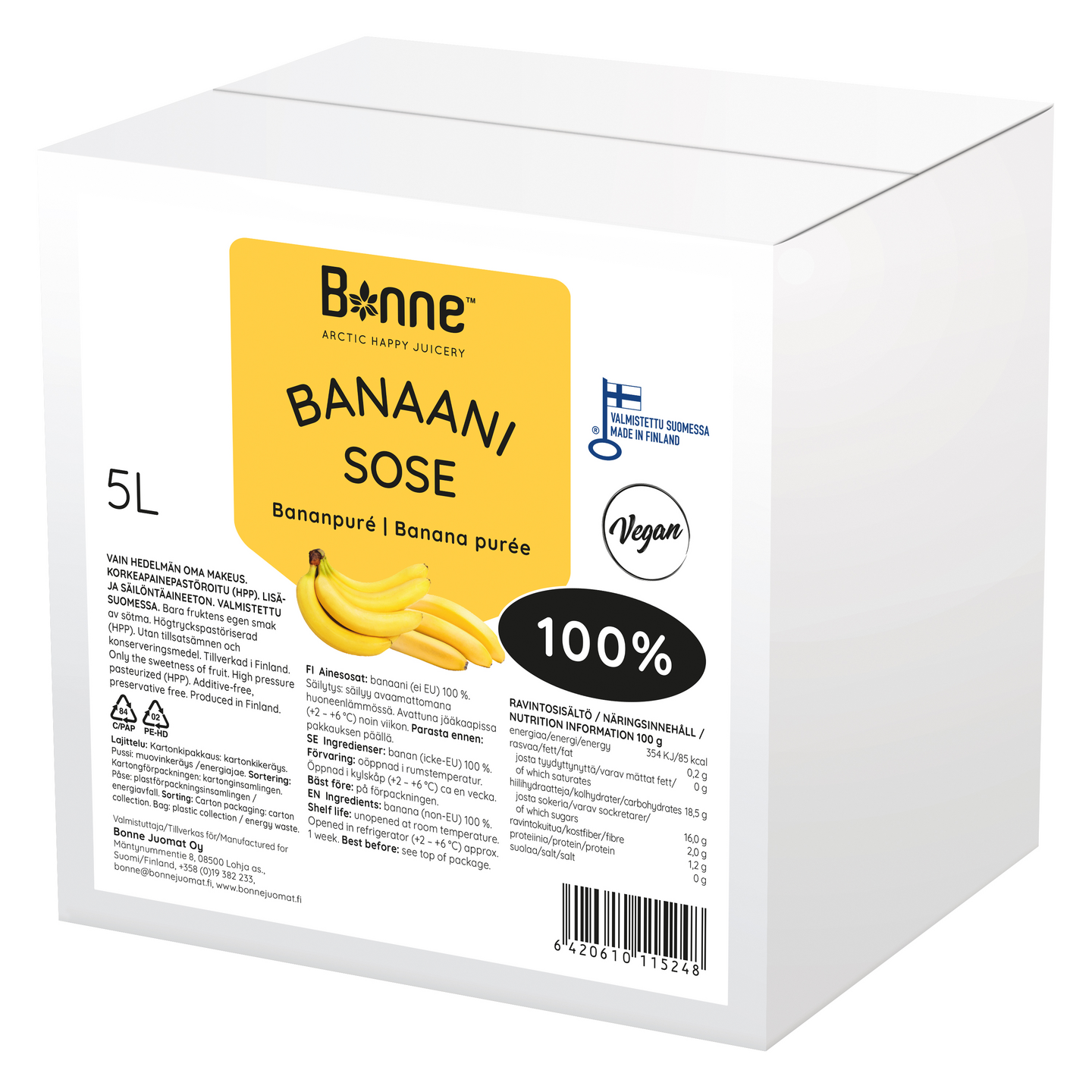 Bonne Premium banaanisose 100% 5l
