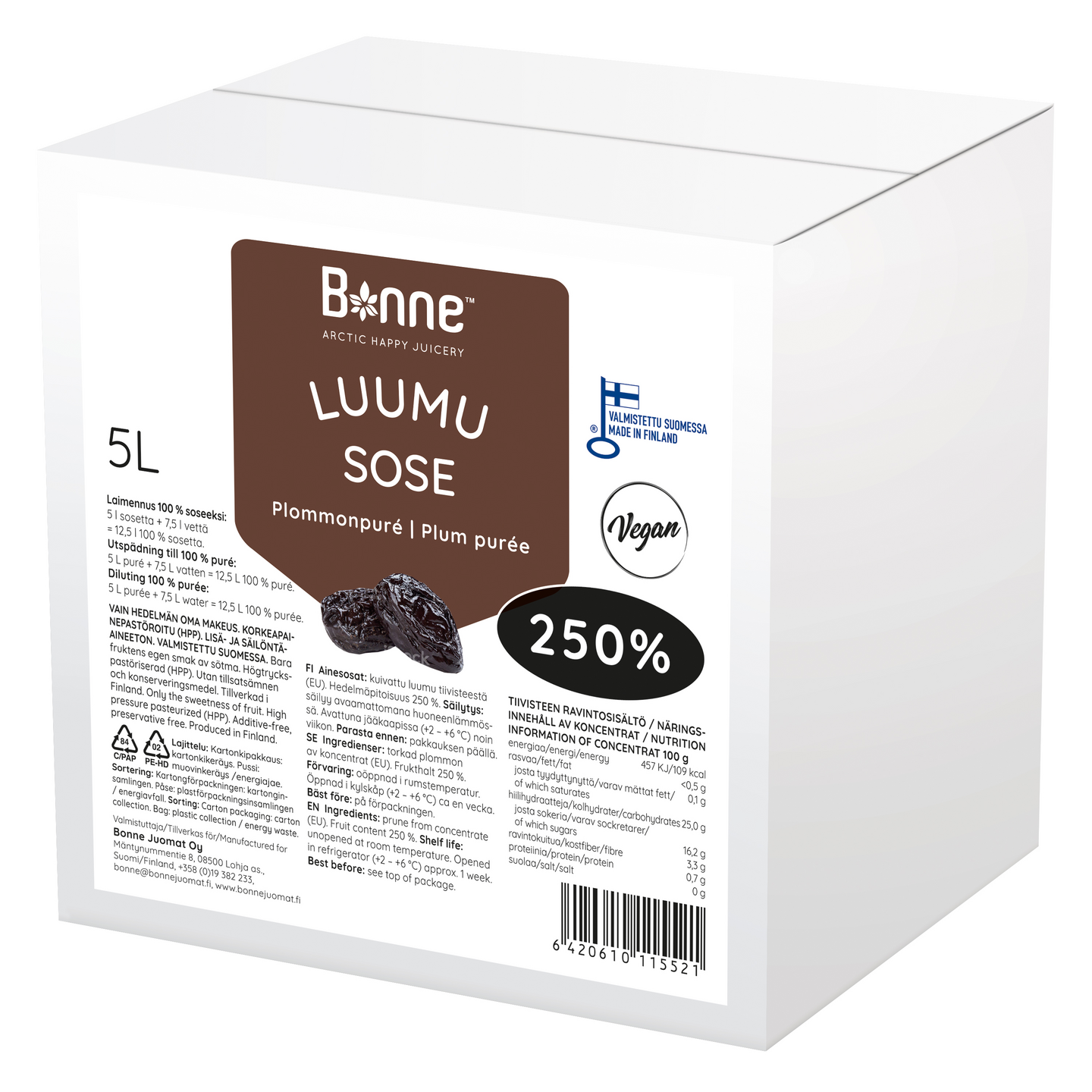 Bonne Premium luumusose 250% 5l