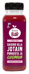 Bonne Bär kaurasmoothie 2,5dl vadelma luomu