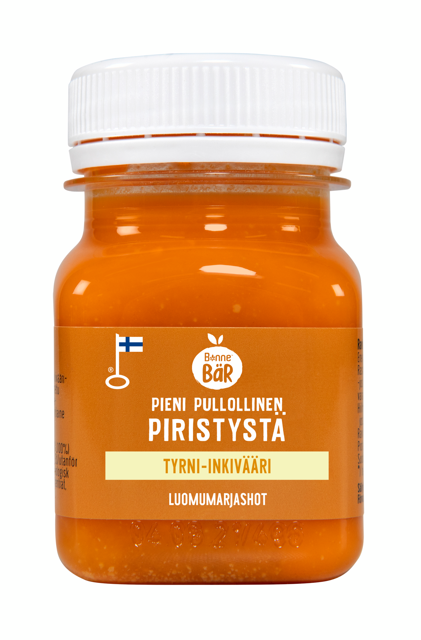 Bonne Bär marjashot 80ml tyrni-inkivääri luomu