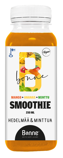 Bonne B-smoothie 250ml mango-ananas-minttu