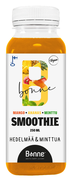 Bonne B-smoothie 250ml mango-ananas-minttu | K-Ruoka Verkkokauppa