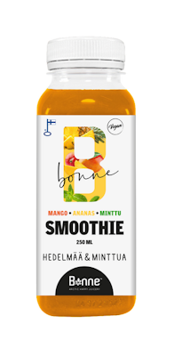 Bonne B-smoothie 250ml mango-ananas-minttu