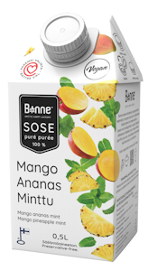 Bonne Mango-ananas-minttusose 0,5l