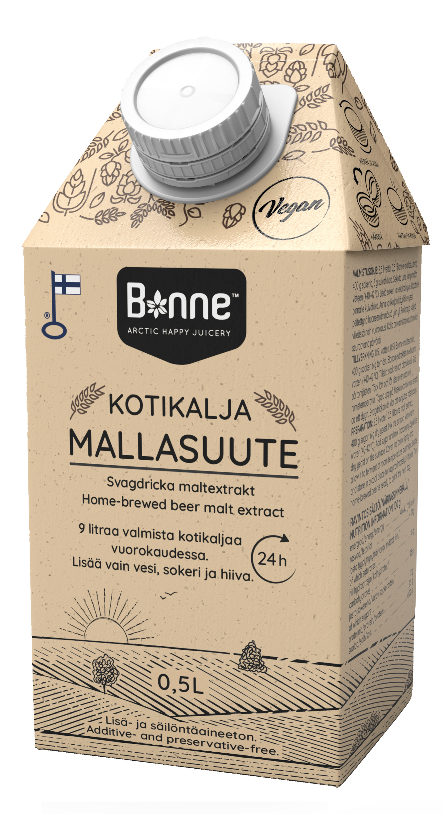 Bonne Kotikalja mallasuute 0,5l