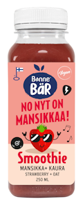 Bonne Bär kaurasmoothie 250ml mansikka