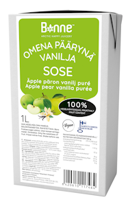 Bonne omena-päärynä-vaniljasose 100% 1l