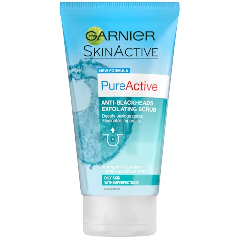 Garnier Skin Active 150ml Pure Active kuoriva syväpuhdistusgeeli