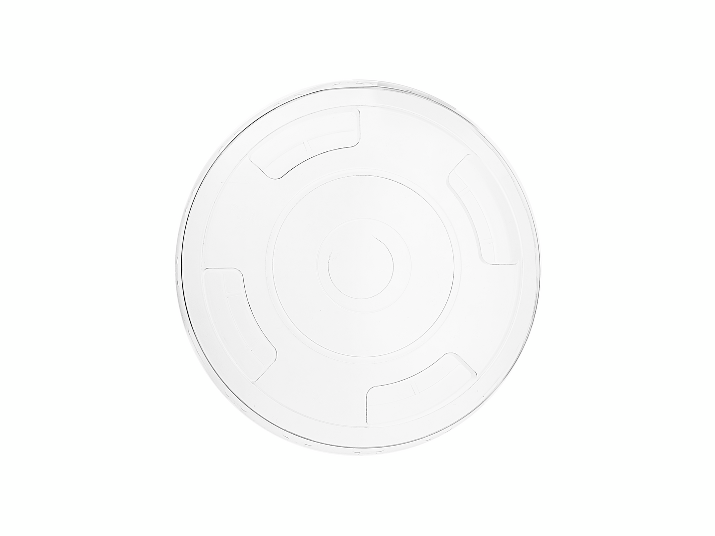 Vegware litteä kansi pillireikä 96mm PLA (96-sarja) 100kpl