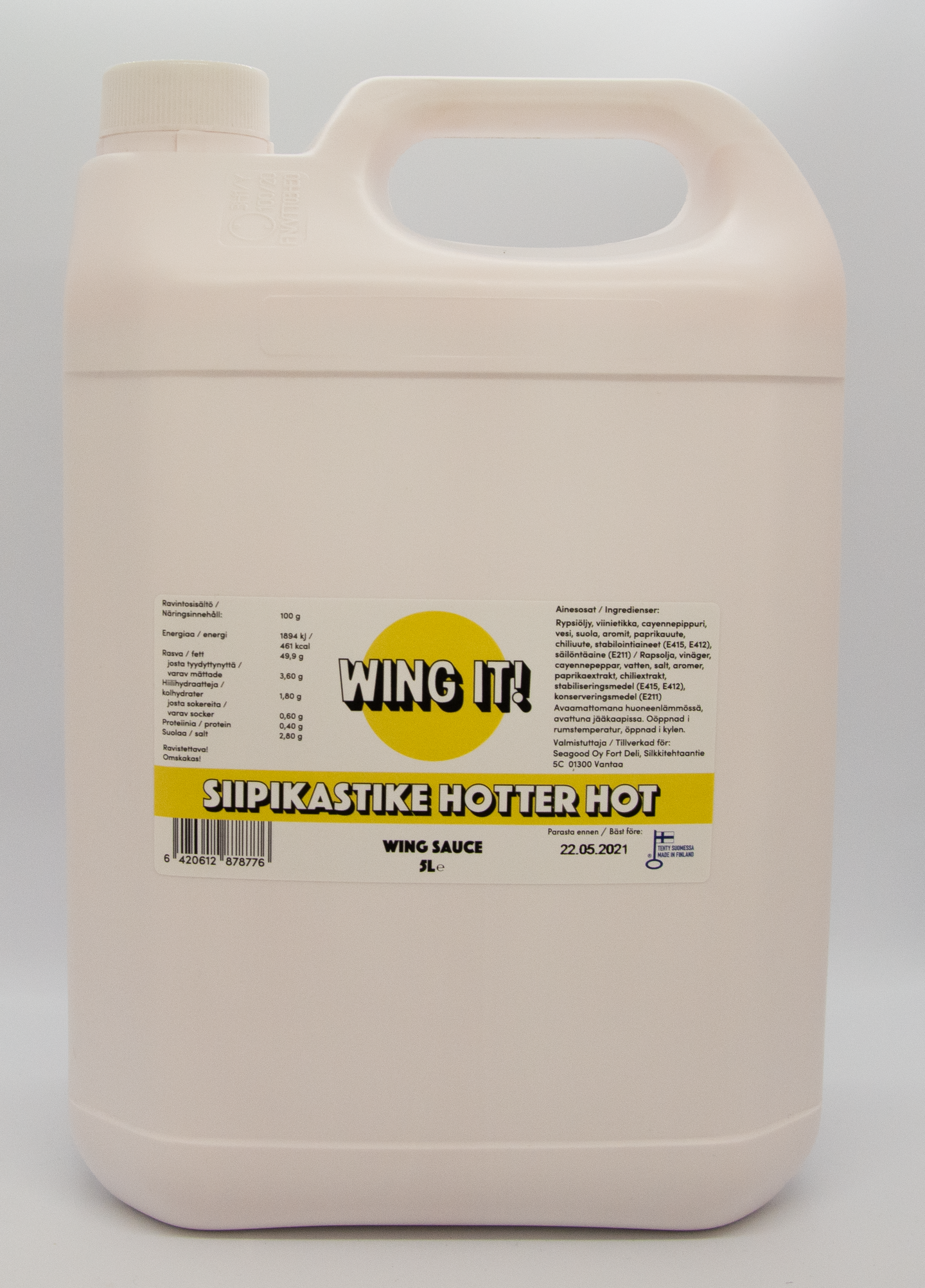 Wing It! Siipikastike Hotter Hot 5l