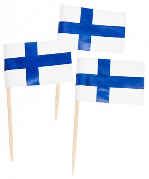 Suomen lippu cocktailtikut 30 kpl/pkt | K-Ruoka Verkkokauppa
