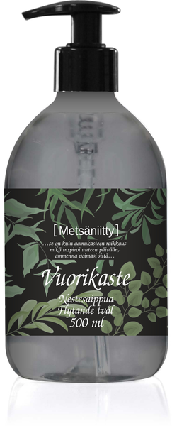 Metsäniitty pumppunestesaippua 500ml Vuorikaste