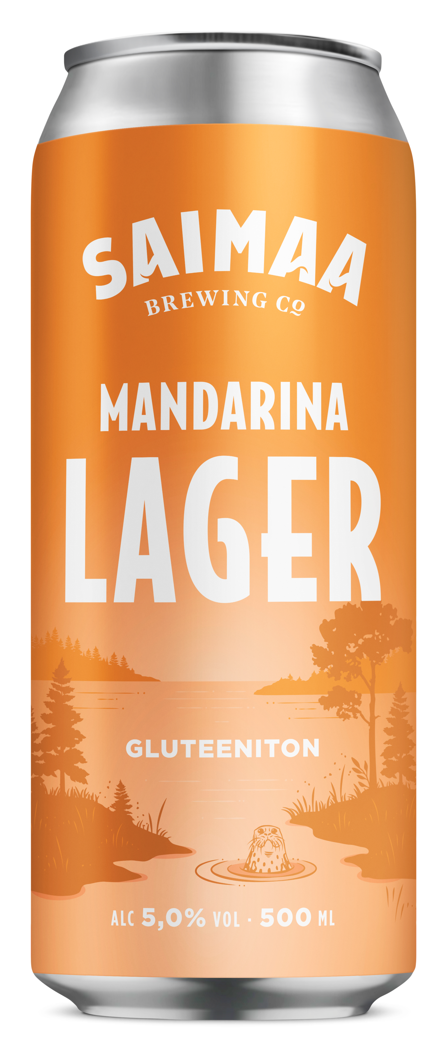 Saimaa Mandarina Lager olut 5% 0,5l gluteeniton