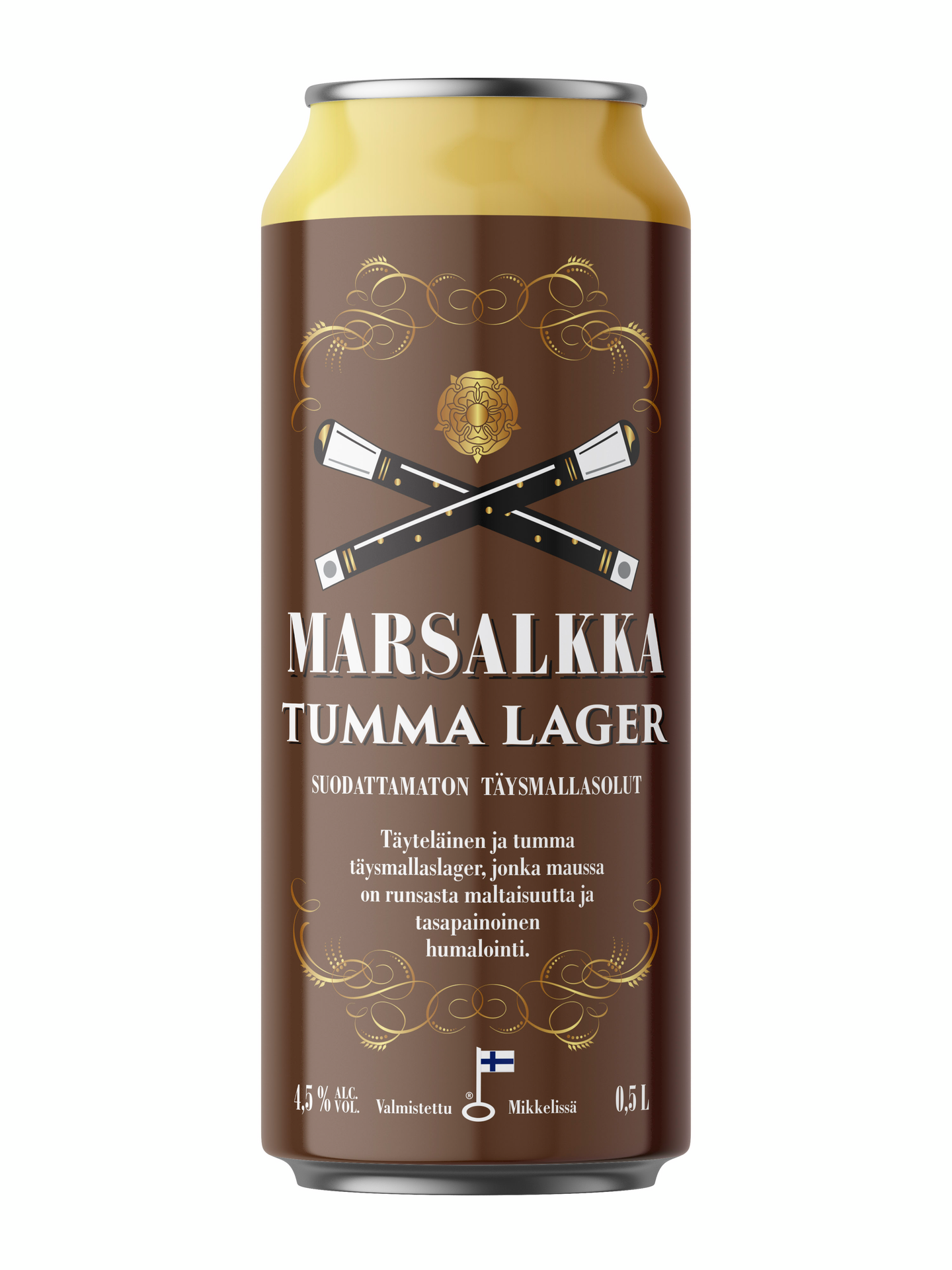 Marsalkka Tumma Lager olut 4,5% 0,5l