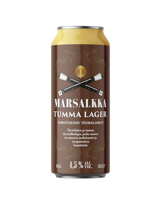 Marsalkka Tumma Lager olut 4,5% 0,5l