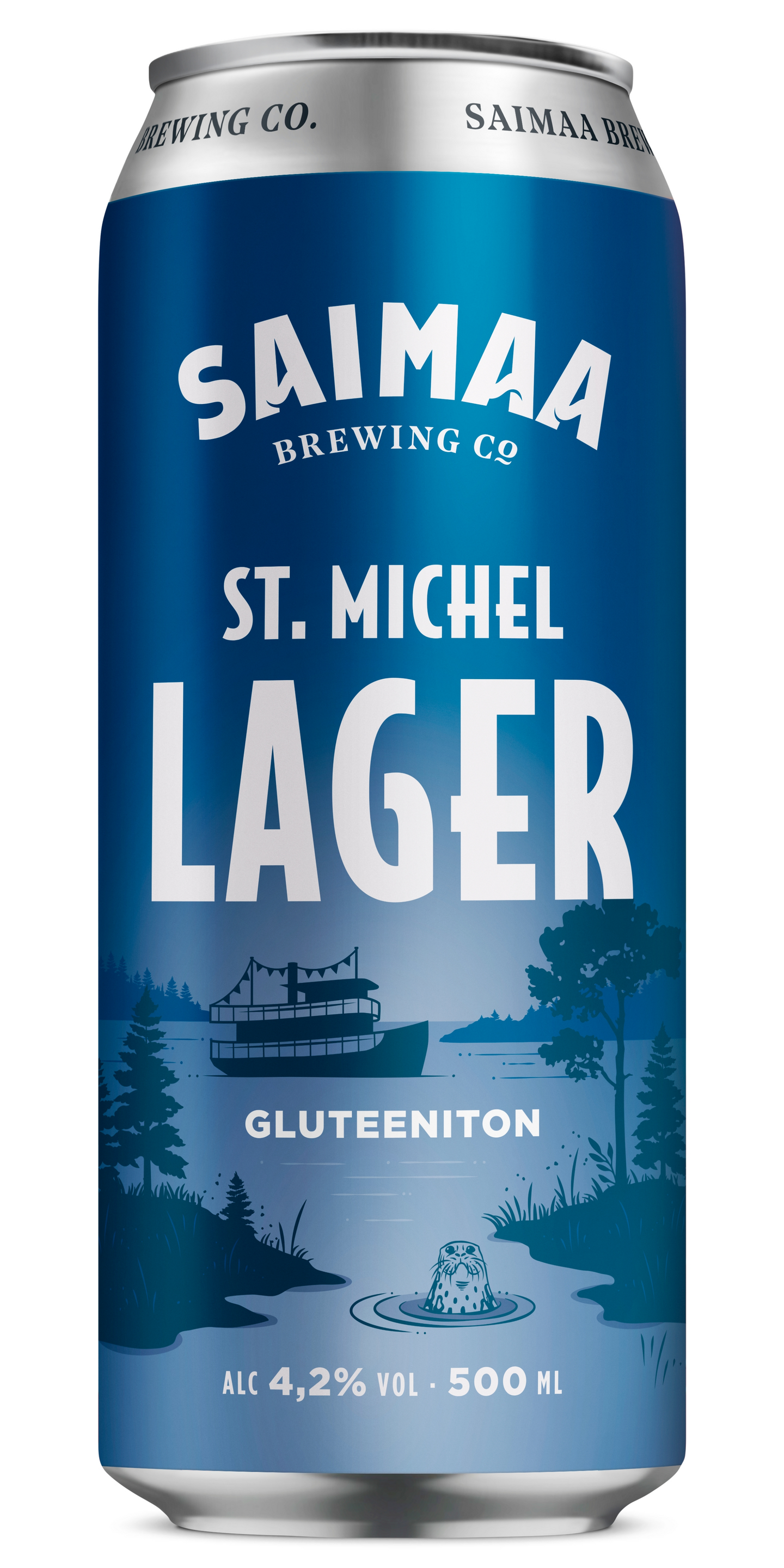 Saimaa St Michel Lager 4,5% olut 0,5l gluteeniton