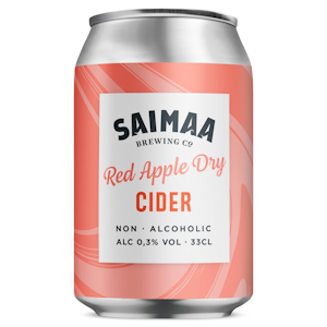 Saimaa Red Apple Dry Cider 0,3% 0,33l