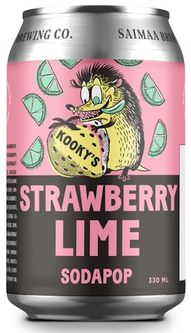 Kookys Sodapop Strawberry-Lime 0,33l