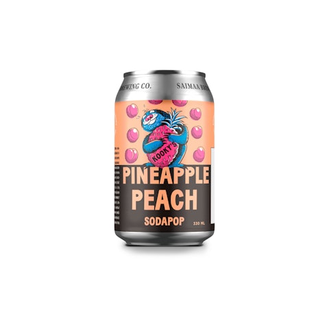 Kookys Sodapop Pineapple Peach 0,33l