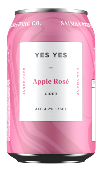 Saimaa Rose Apple siideri 4,7% 0,33l