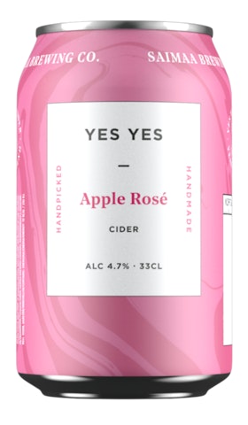Yes Yes Rose Apple Cider 4,7% 0,33l