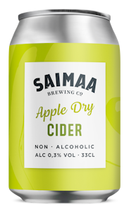 Saimaa Dry Apple siideri 0,3% 0,33l