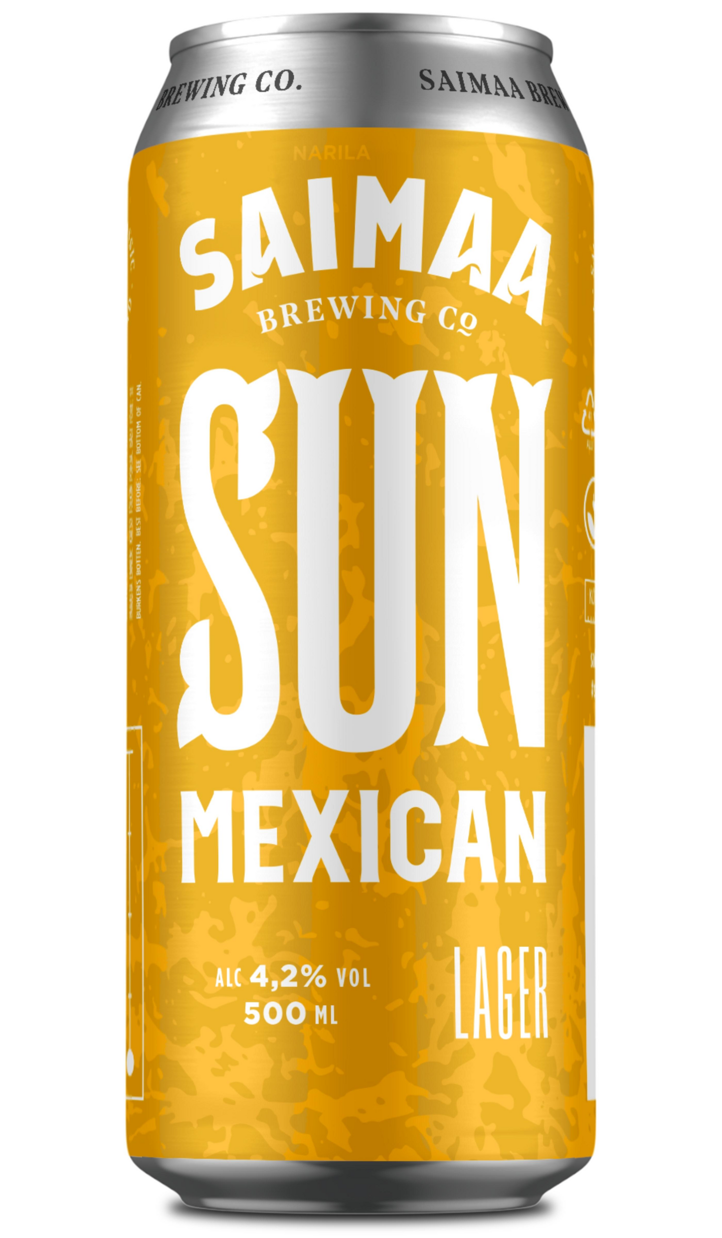 Saimaa Mexican lager olut 4,2% 0,5l