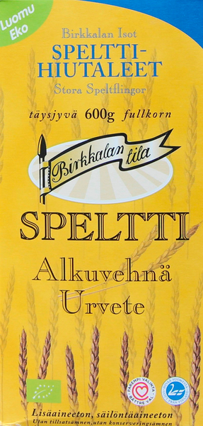 Birkkalan Luomu isot spelttihiutaleet 600g täysjyvä