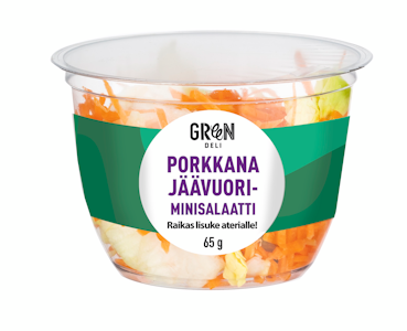 Greendeli jäävuori-porkkana minisalaatti 65g