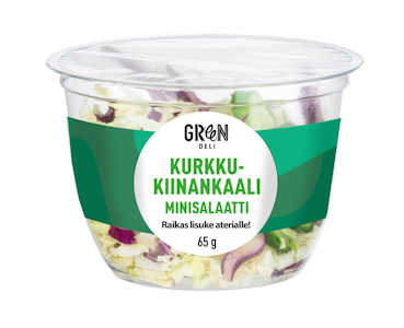 GreenDeli minisalaatti  kurkku-kiinankaali 65g