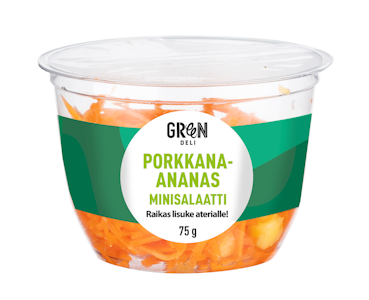 GreenDeli minisalaatti porkkana-ananas 75g 72h