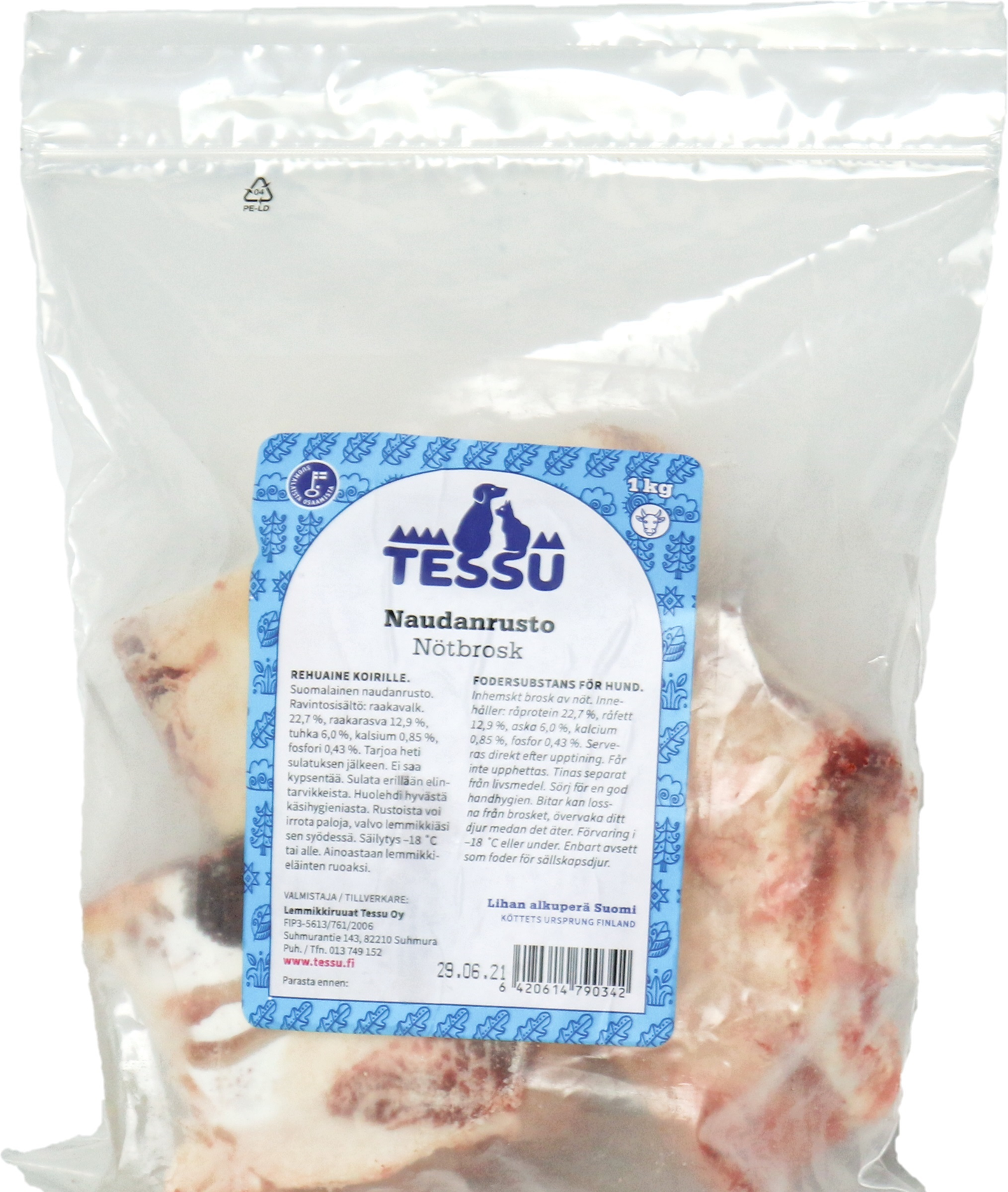 Tessu naudan rusto 1kg