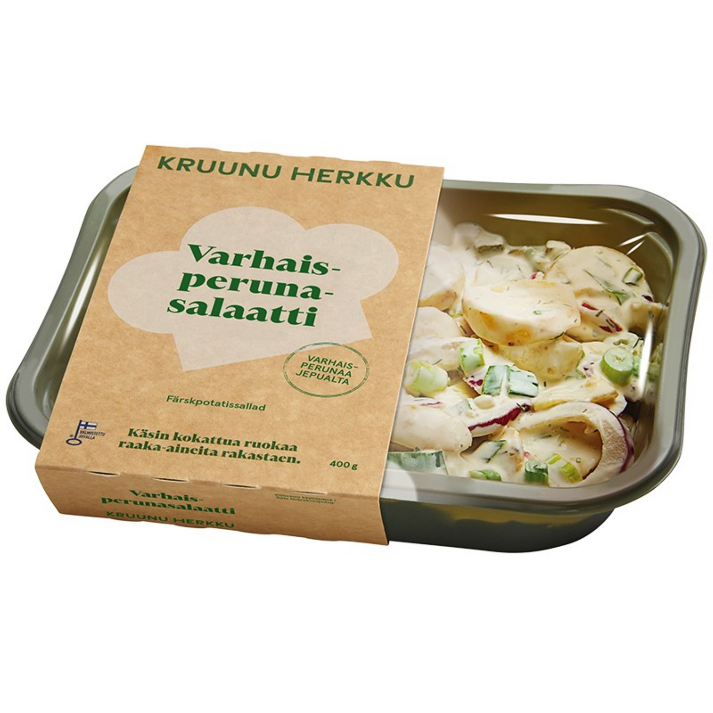 Kruunu Herkku varhaisperunasalaatti 400g